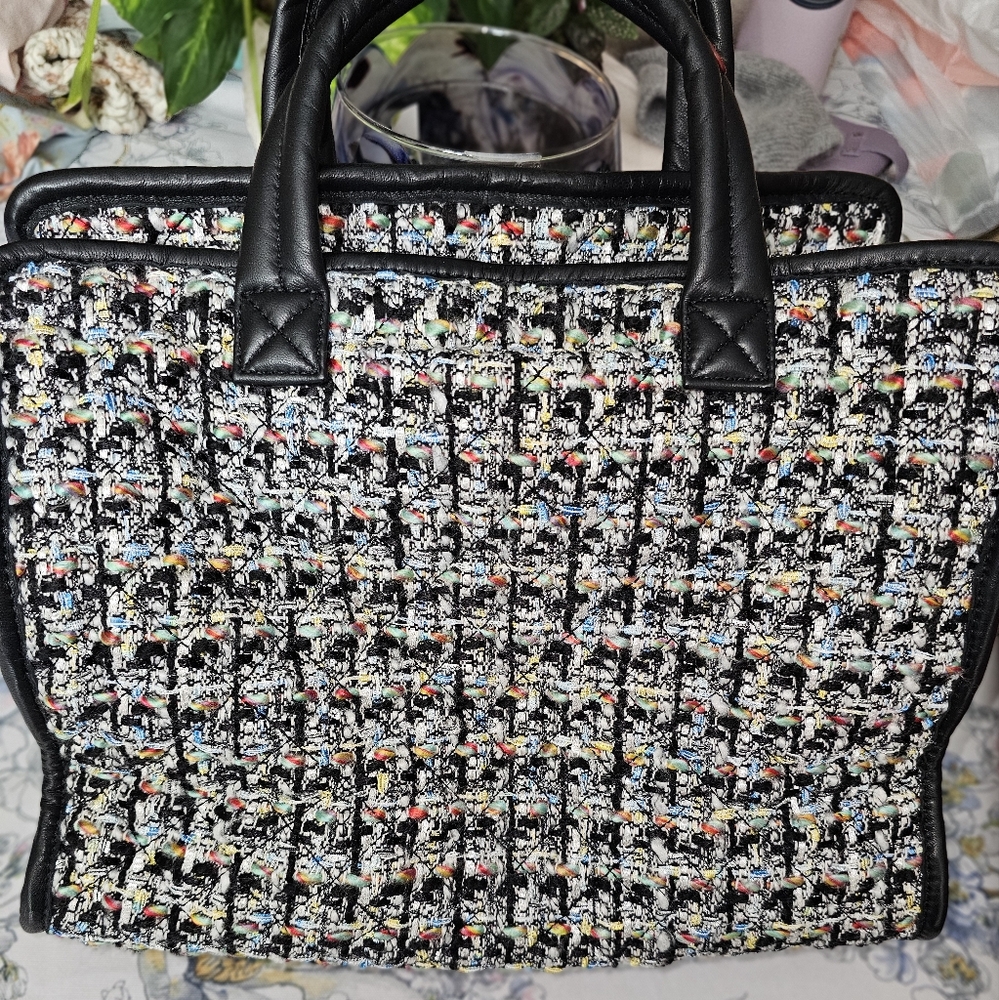 MZ Wallace Medium Box Tote in Boucle